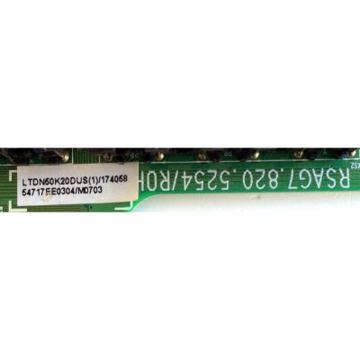 MAIN ORIGINAL PARA TV HISENSE / NUMERO DE PARTE 174058 / RSAG7.820.5254/ROH / LTDN50K20DUS(1) / LTDN50K20DUS(1)/174058 / LTDN50K20DUS(1)/171450 / PANEL`S HD500DF-B52(100)\S1 / HD500DF-B01/S1 / DISPLAY T500HVN07.1 / MODELOS 50H3 / 50K200 - Imagen 3